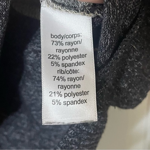 Maurice’s Tan Gray Leopard Print Color Block 3/4 Sleeve Oversized Blouse - Picture 5 of 6